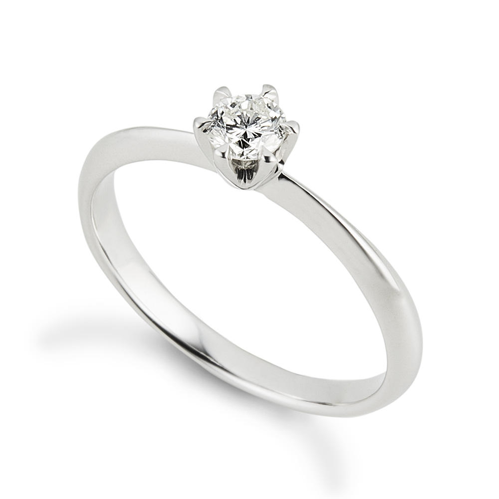 【鑑定書付き】プロポーズ専用シルバーリング 天然ダイヤモンド付0.20ct プロポーズ後にふたりで好きなリングデザインを選べて安心
