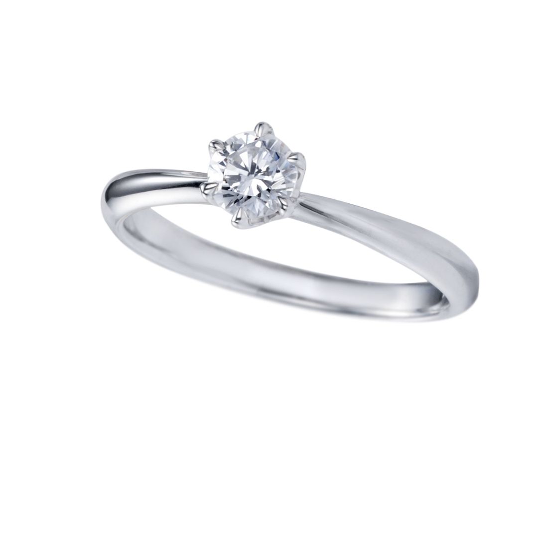 【数量限定・在庫わずか・鑑定書付】プロポーズ専用シルバーリング 人気の0.23ct 天然ダイヤモンド・鑑定書付 プロポーズ後にふたりで好きなリングデザインを選べて安心