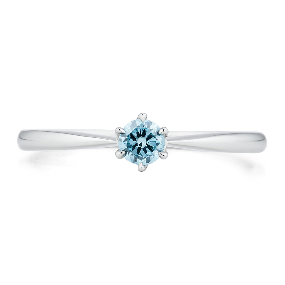 Neige ネージュ Pt900 0.12ct アイスブルーダイヤ お急ぎ納品