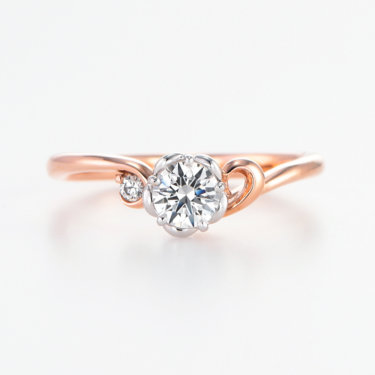 giaggiolo K18PG/Pt 鑑定 0.25ct ハーフ