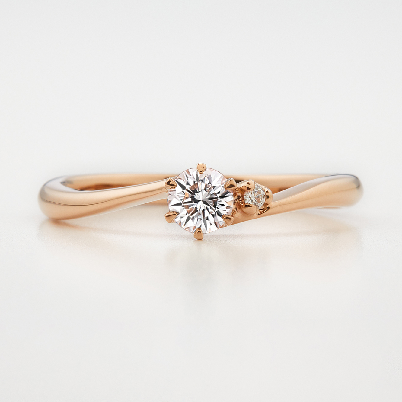 BEL TEMPO ベル・テンポ K18PG 0.19ct お急ぎ納品