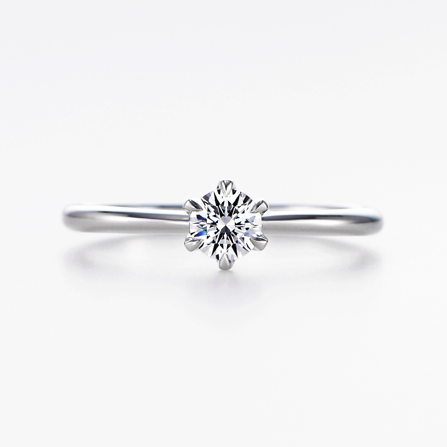 NEAR YOU ニアユー Pt900 0.3ct センターダイヤ付