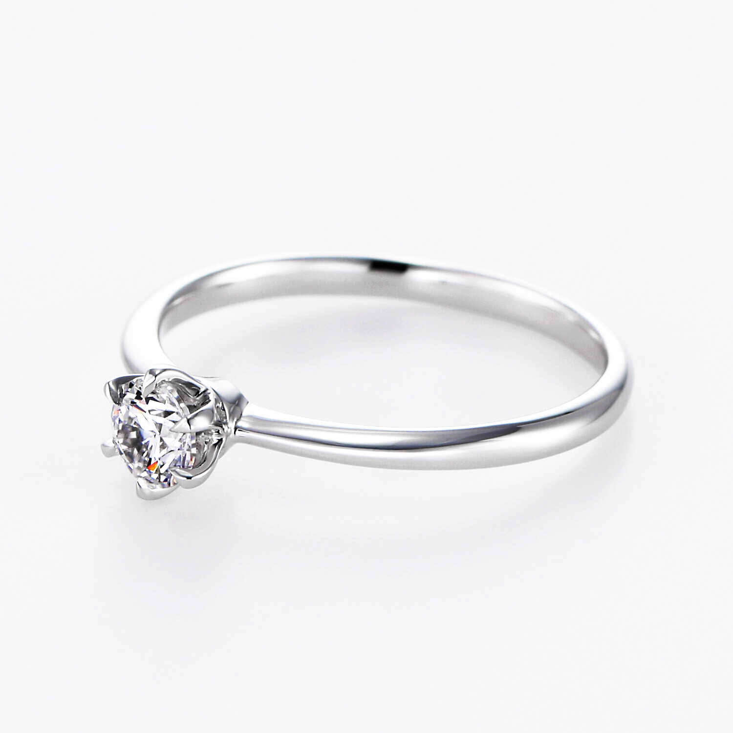 NEAR YOU ニアユー Pt900 0.3ct センターダイヤ付