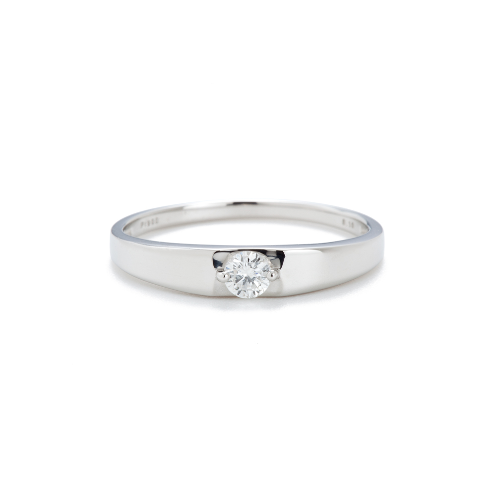 INSIEME Pt900 0.1ct お急ぎ納品