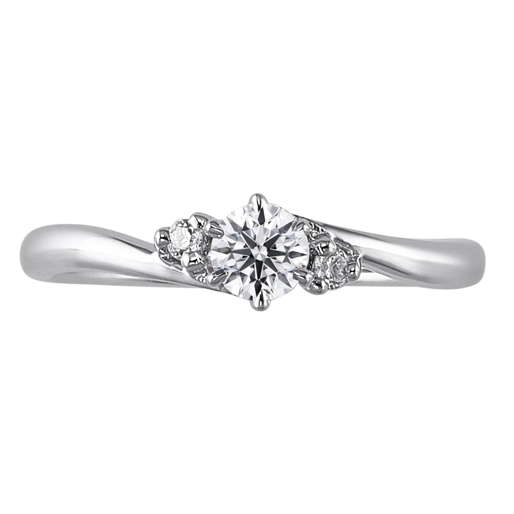 Affection アフェクション Pt900 0.2ct