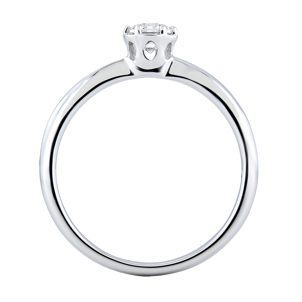 Freesia フリージア Pt900 0.18ct VSup フラワーヴェール