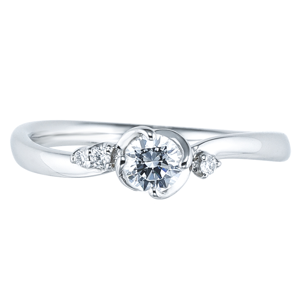 amour アムル Pt900 0.2ct