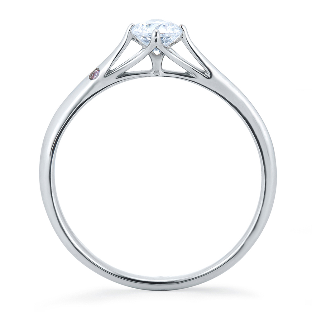 le pont ルポン Pt900 0.2ct ピンクダイヤ
